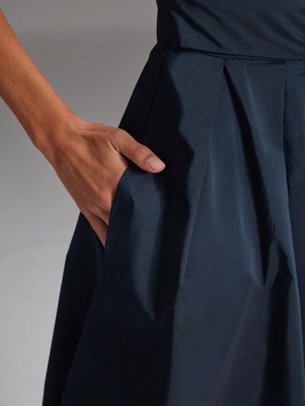 Swing Cocktailkleid aus Microtaft 77760810-3030 pocket